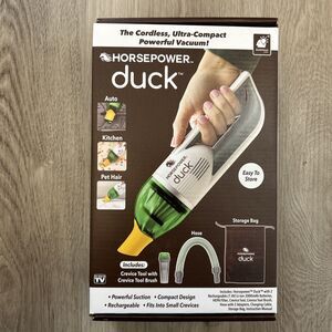 Horsepower Duck Cordless Portable Vacuum Ultra-Compact Powerful R1-3224 Open Box